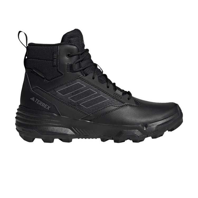 adidas Terrex Unity Leather Mid Rain.RDY 'Black Grey' 2023