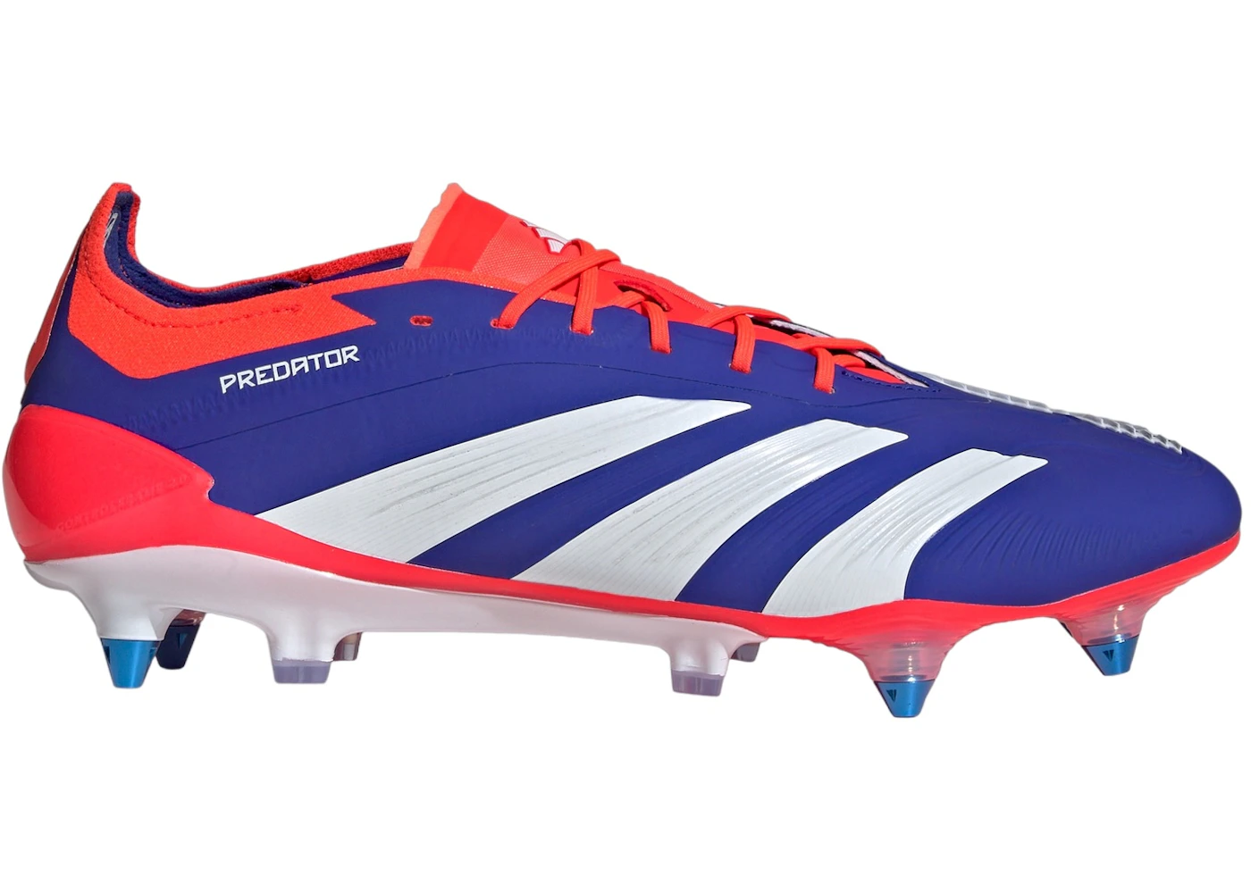adidas Predator Elite SG Lucid Blue Cloud White Solar Red