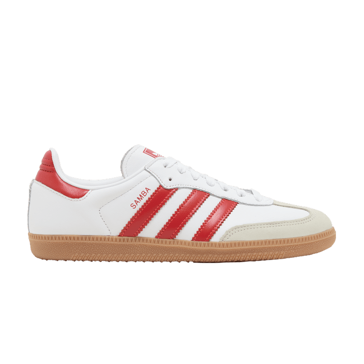 adidas Wmns Samba OG 'White Solar Red Gum'
