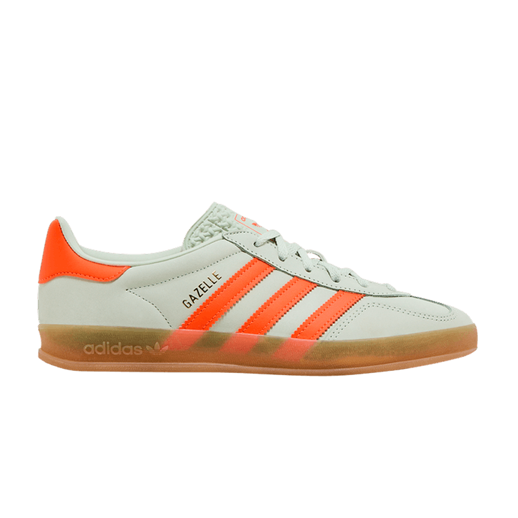 adidas Wmns Gazelle Indoor 'Linen Green Solar Orange'