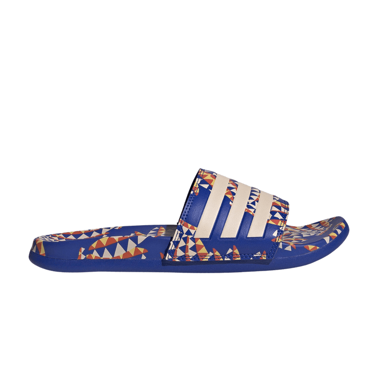 Adidas Wmns Swim Adilette Comfort Sandal 'Bold Blue Bliss Orange'