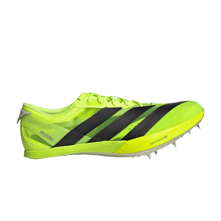 adidas Adizero Finesse Spikes 'Lucid Lemon Core Black Halo Silver'