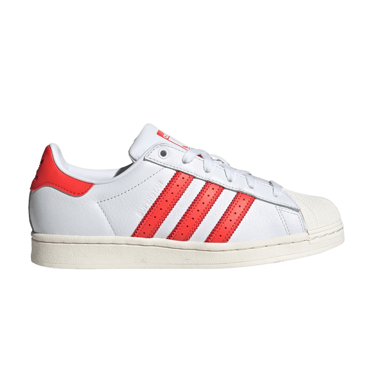 adidas Wmns Superstar 'White Bright Red'