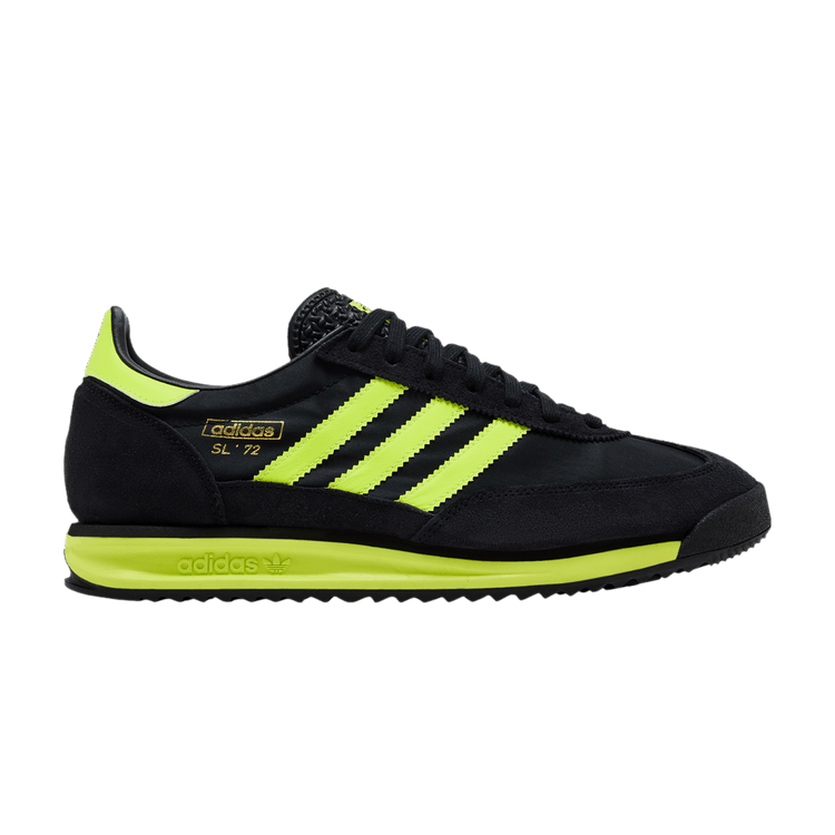 adidas SL72 RS 'Black Solar Yellow'