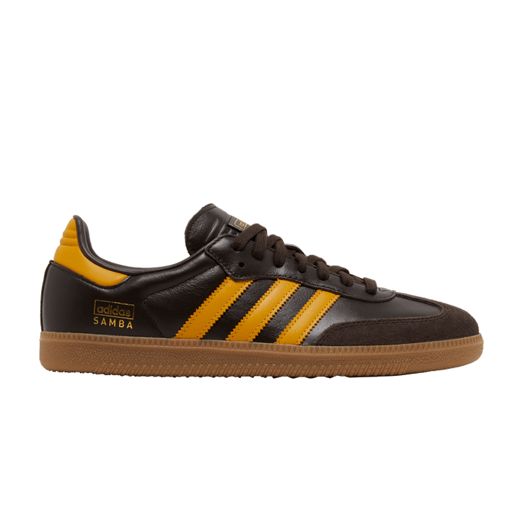 adidas Samba OG 'Dark Brown Yellow'