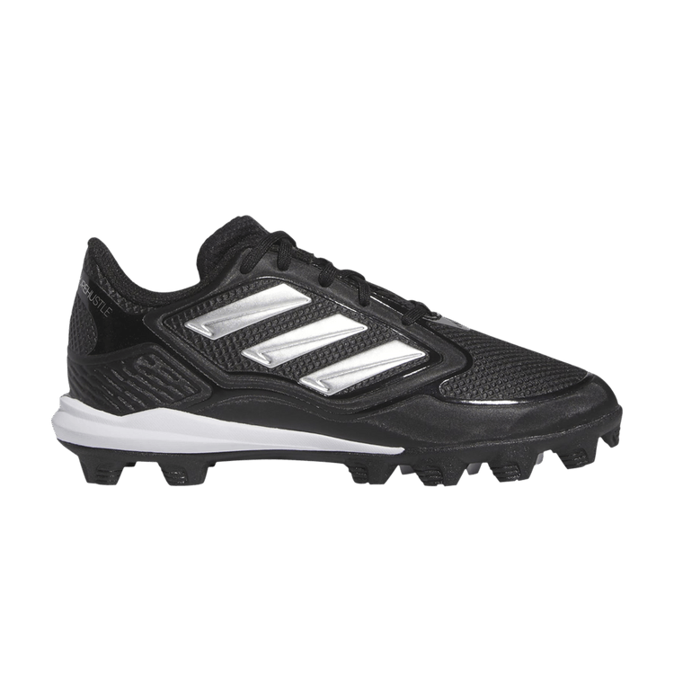 Adidas PureHustle 3 MD J 'Black Silver Metallic'