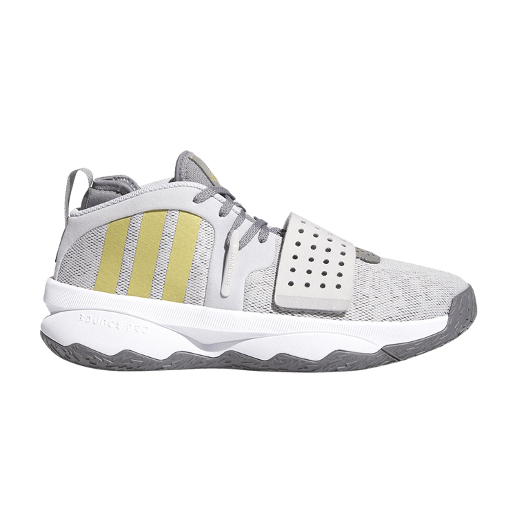 Adidas Dame 8 EXTPLY 'Light Solid Grey Gold Metallic'