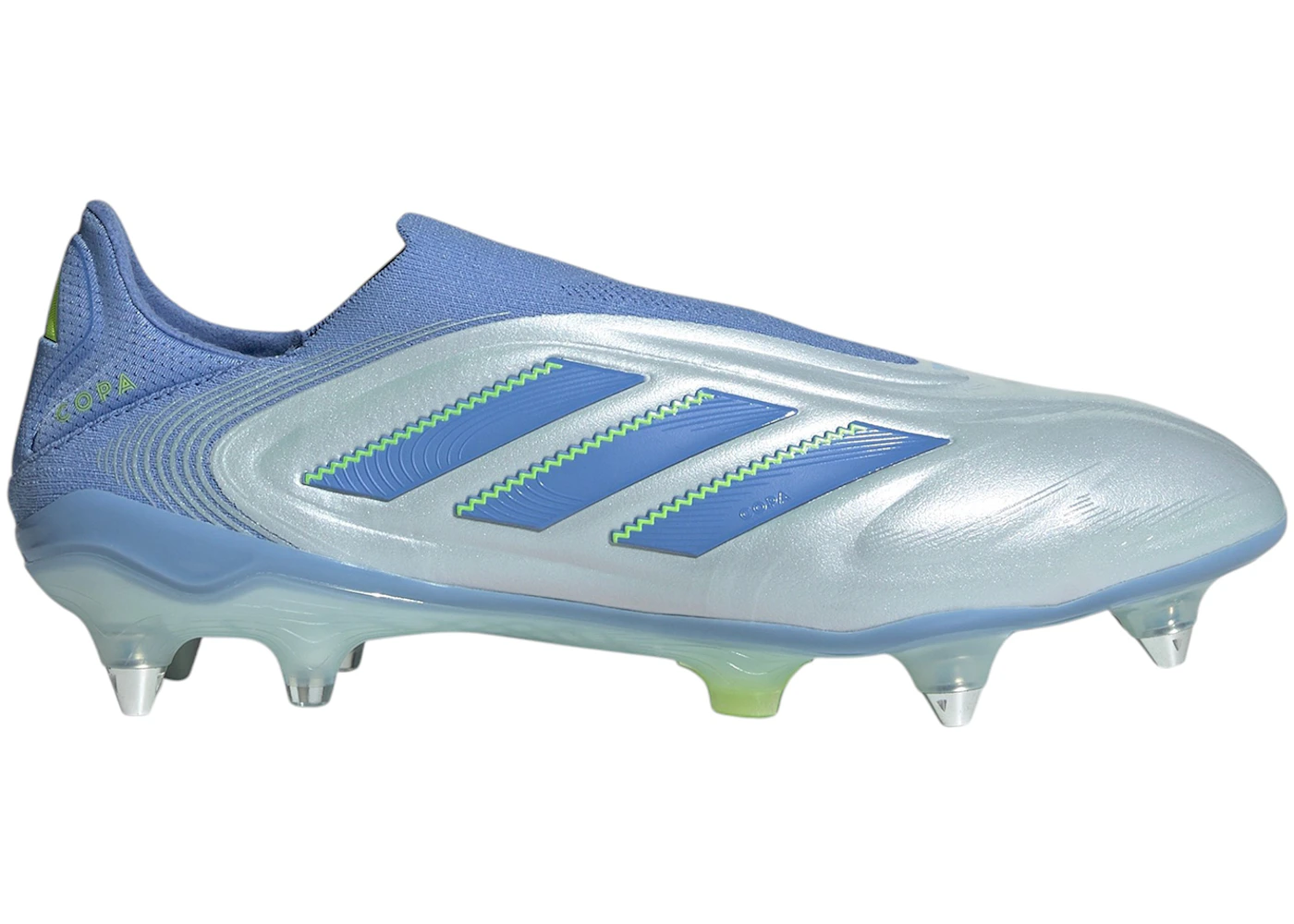 adidas Copa Pure 3 Elite Laceless SG Halo Blue Blue Fusion Lucid Lemon