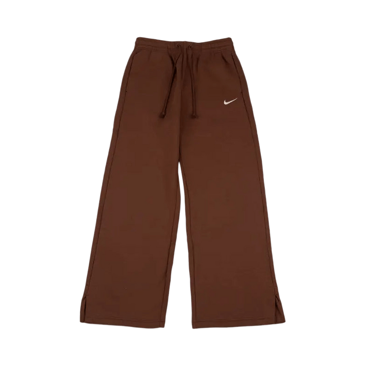 Nike NSW Phoenix Fleece Wide-Leg Sweatpants 'Fauna Brown/Sail'