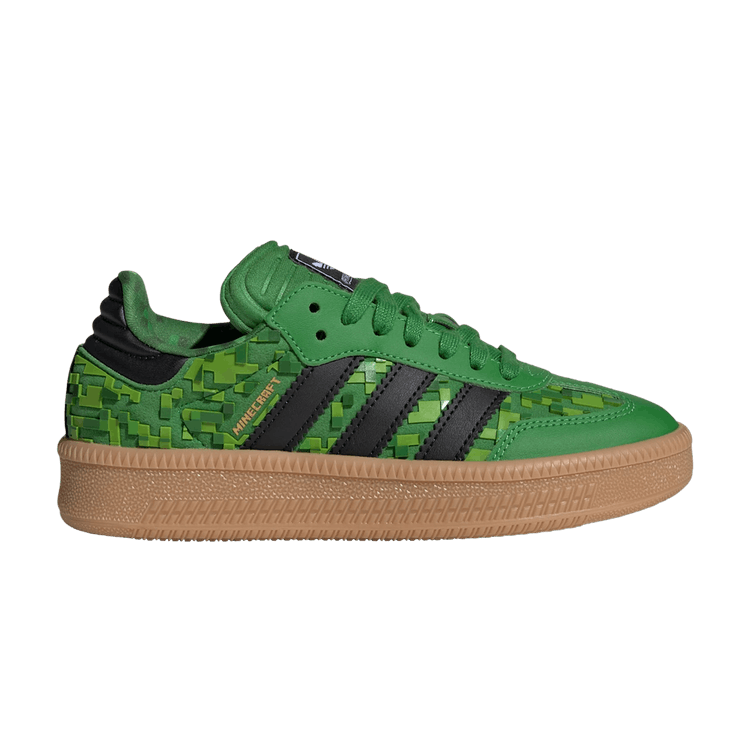 Minecraft x adidas Samba XLG J 'Green Core Black Cloud White