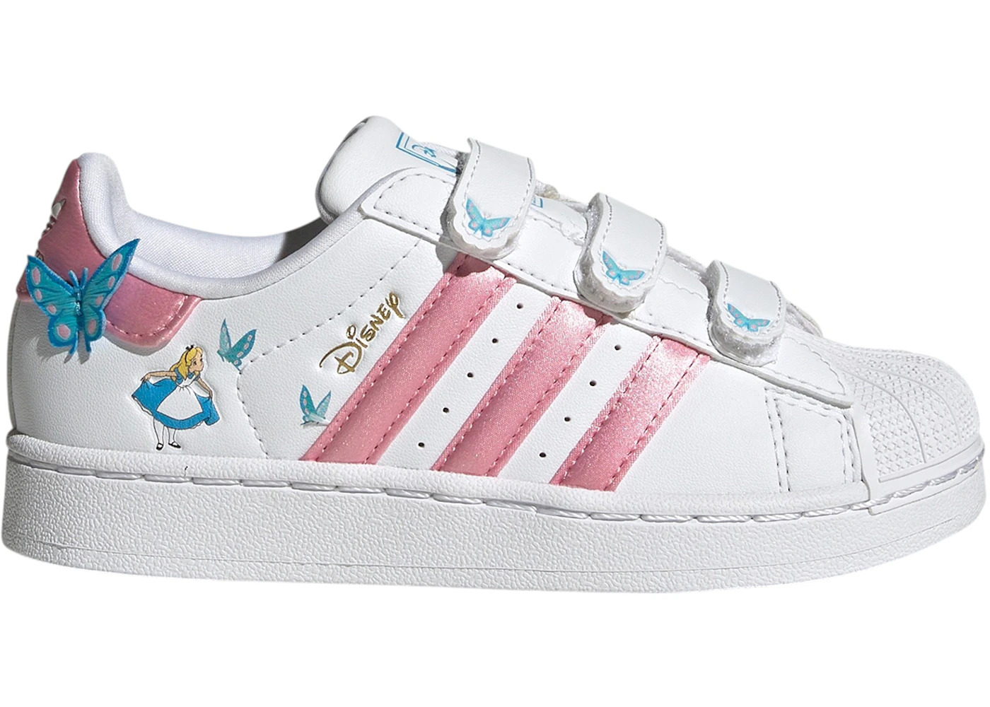 adidas Superstar II Comfort Closure Disney White Light Pink Aquamarine (PS)