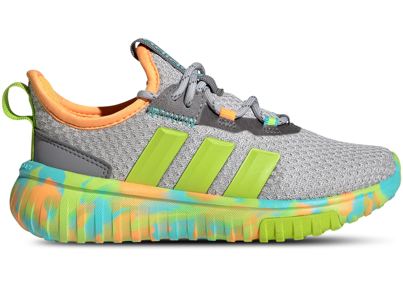 adidas Kaptir 4.0 Grey Solar Slime Flash Aqua (GS)