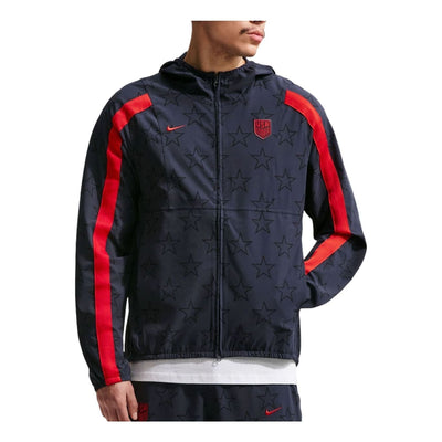 Nike USMNT Energy Dri-FIT Woven Jacket 'Dark Obsidian University Red'