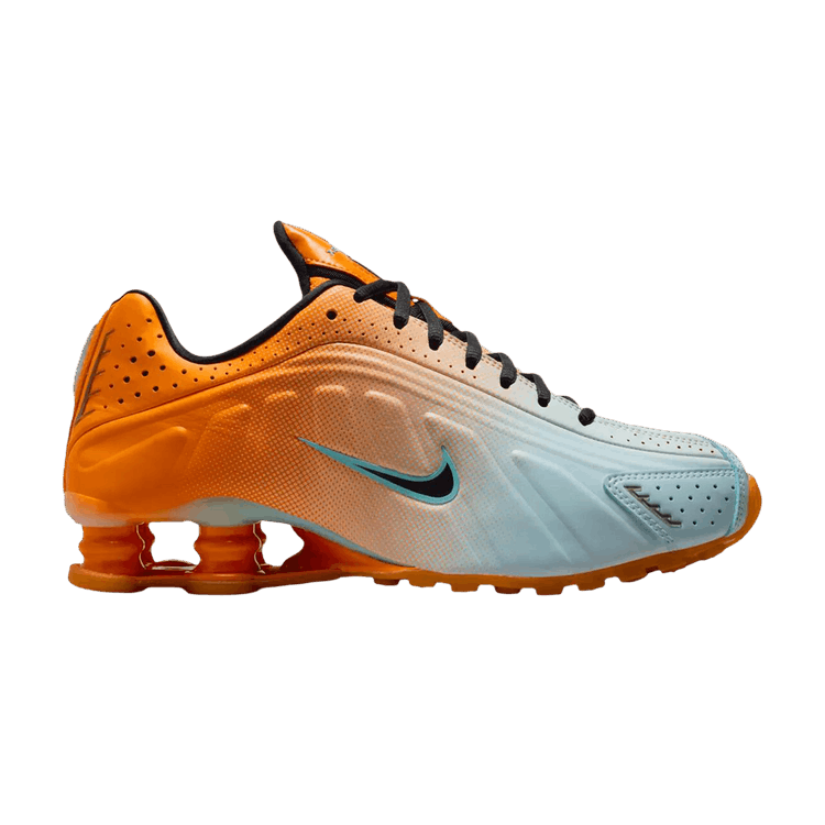 Nike Wmns Shox R4 'Vivid Orange Black Glacier Blue'