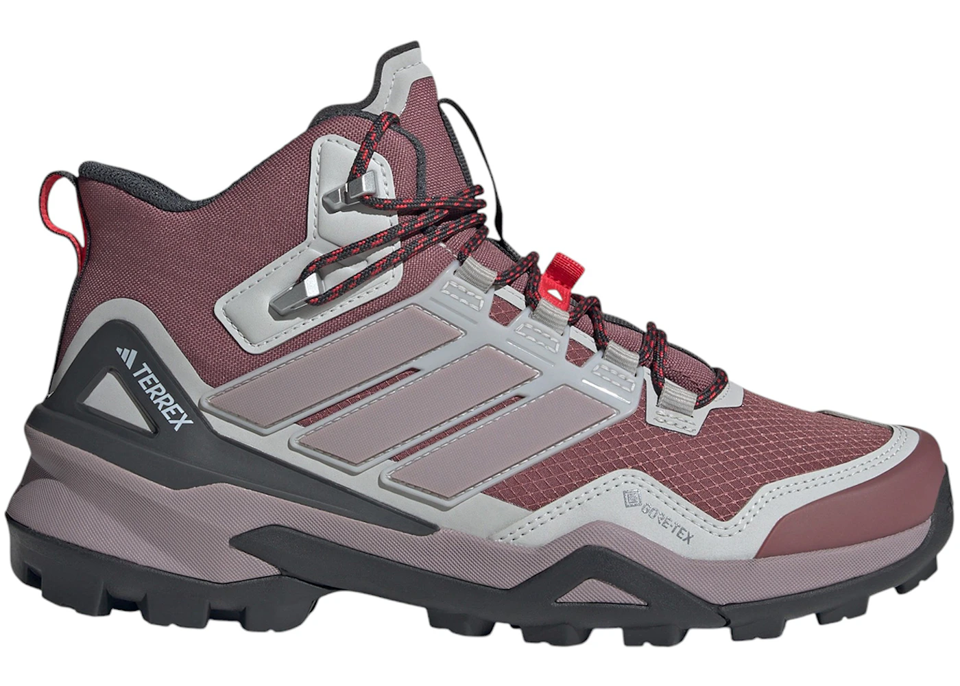 adidas Terrex Skychaser Mid Gore-Tex Burgundy Preloved Fig Grey Two (Women's)