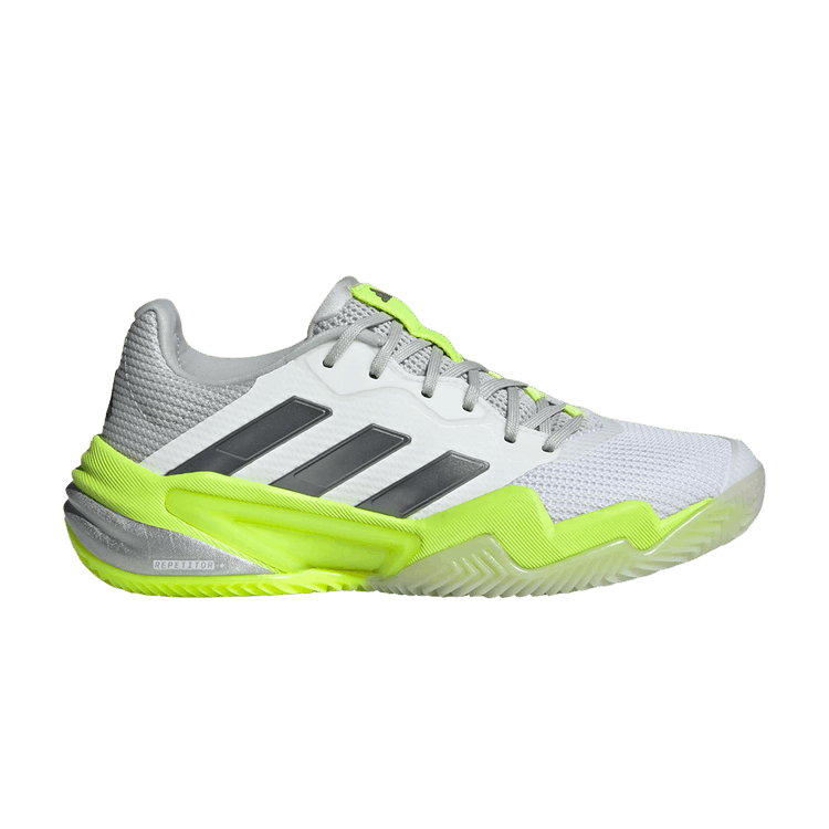 adidas Wmns Barricade 13 CL 'Cloud White Iron Metallic Lucid Lemon'