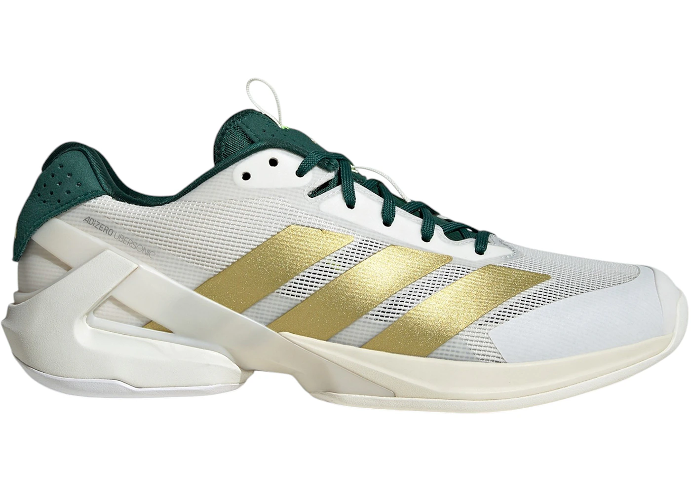 adidas Adizero Ubersonic 5 White Gold Collegiate Green