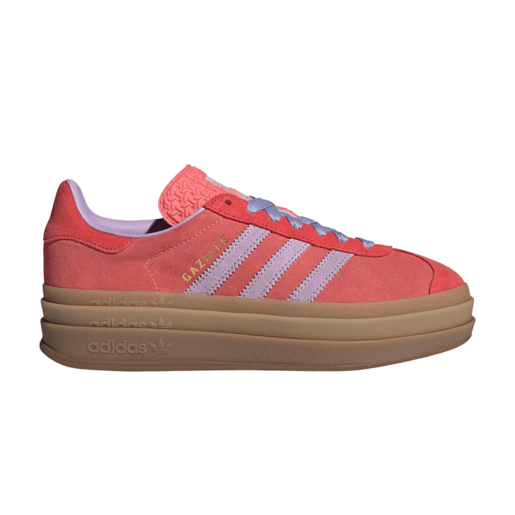adidas Wmns Gazelle Bold 'Semi Flash Red Powder Plum Semi Lucid Red'
