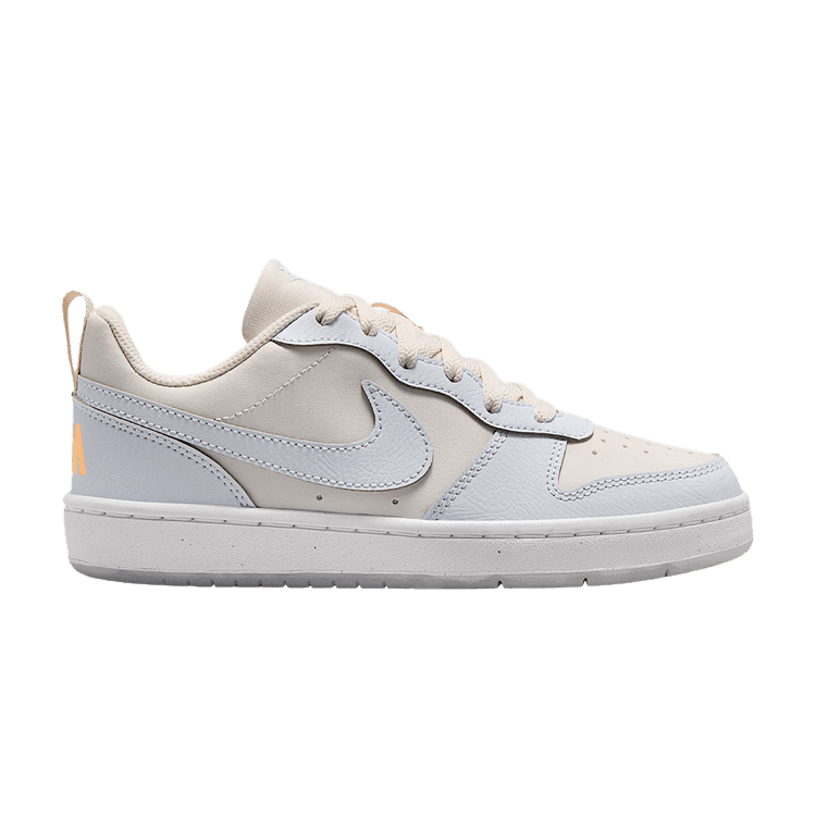Nike Court Borough Recraft SE GS 'Phantom White Tangerine Tint Football Grey'