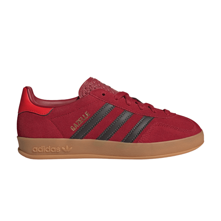 adidas Gazelle Indoor J 'Team Victory Red Aurora Coffee'