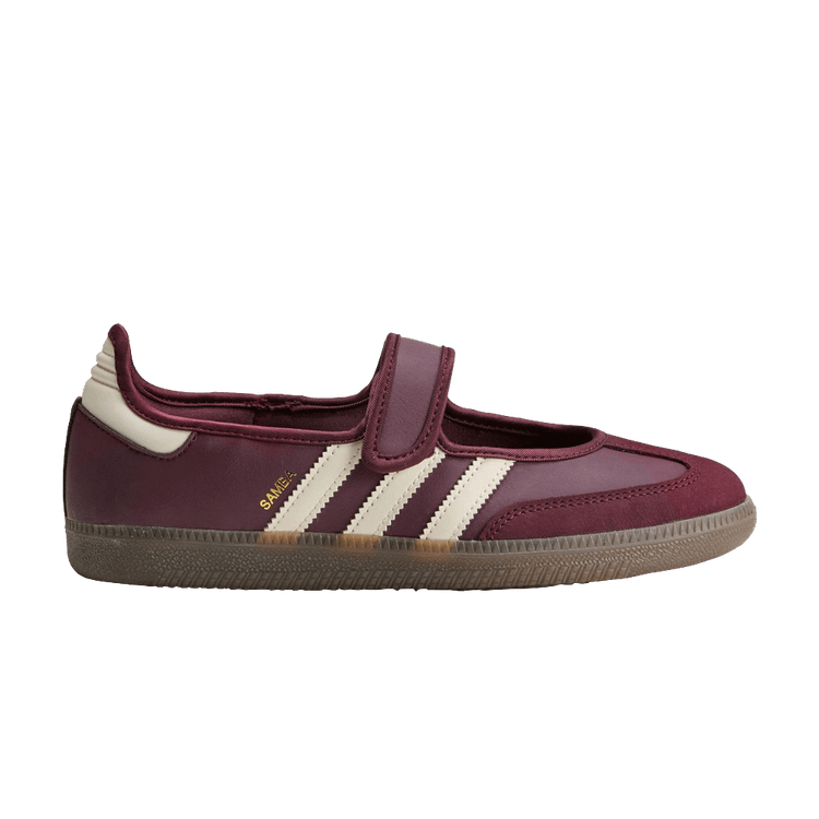adidas Wmns Samba Mary Jane 'Maroon Cream White Gold Metallic'