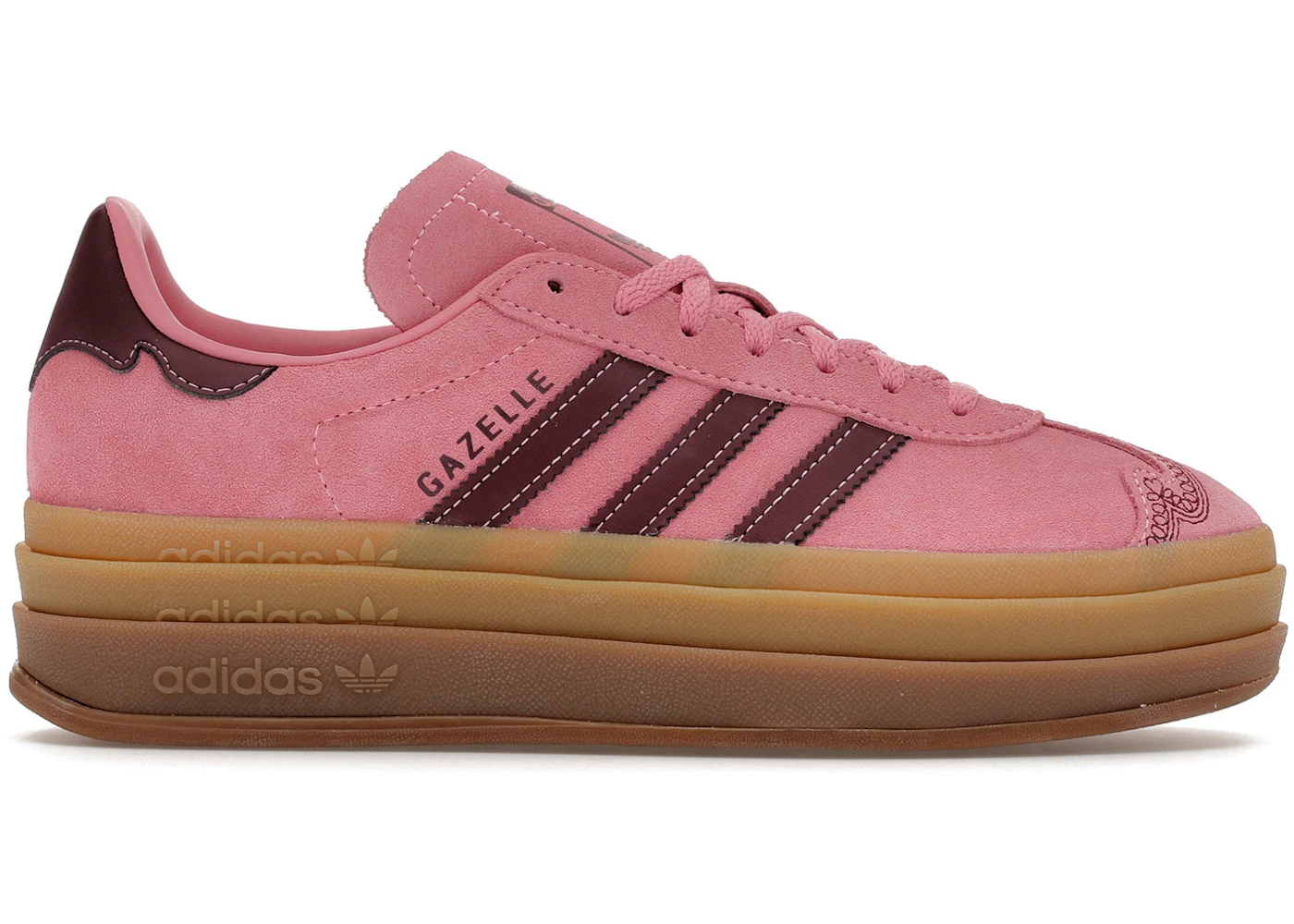 adidas Gazelle Bold Shadow Red Pink Spark (Women's)