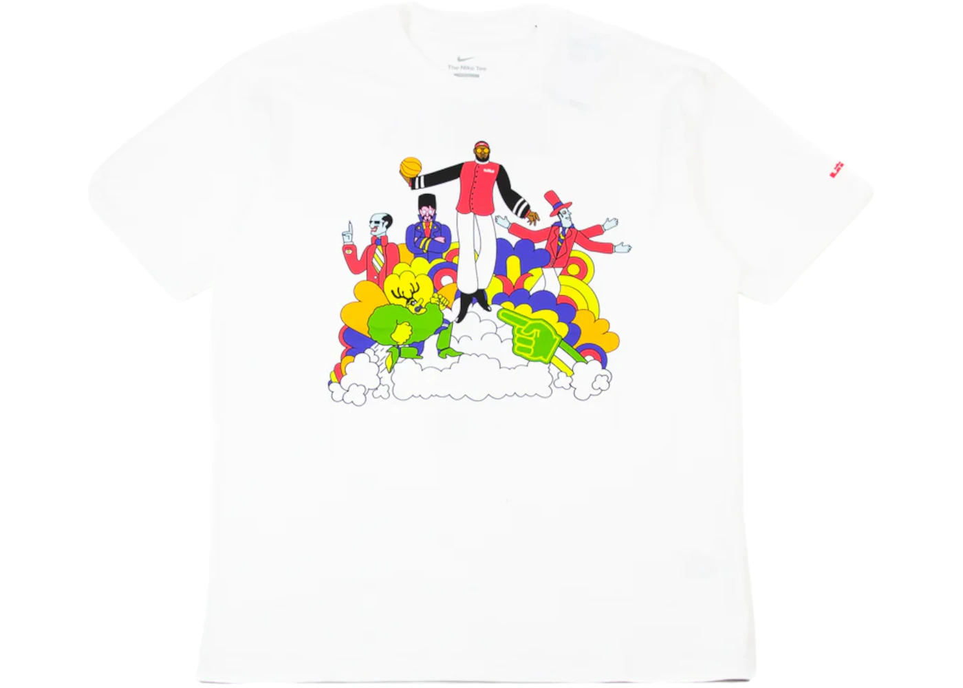 Nike LeBron James Heat Wave T-shirt White