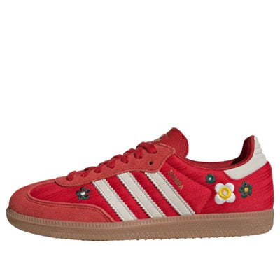 (WMNS) adidas Samba 'Red Off White Gum'