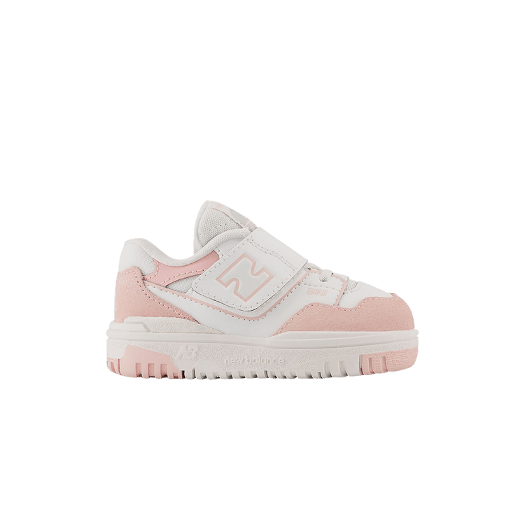 New Balance 550 Bungee Lace Top Strap Toddler 'White Pink Haze'