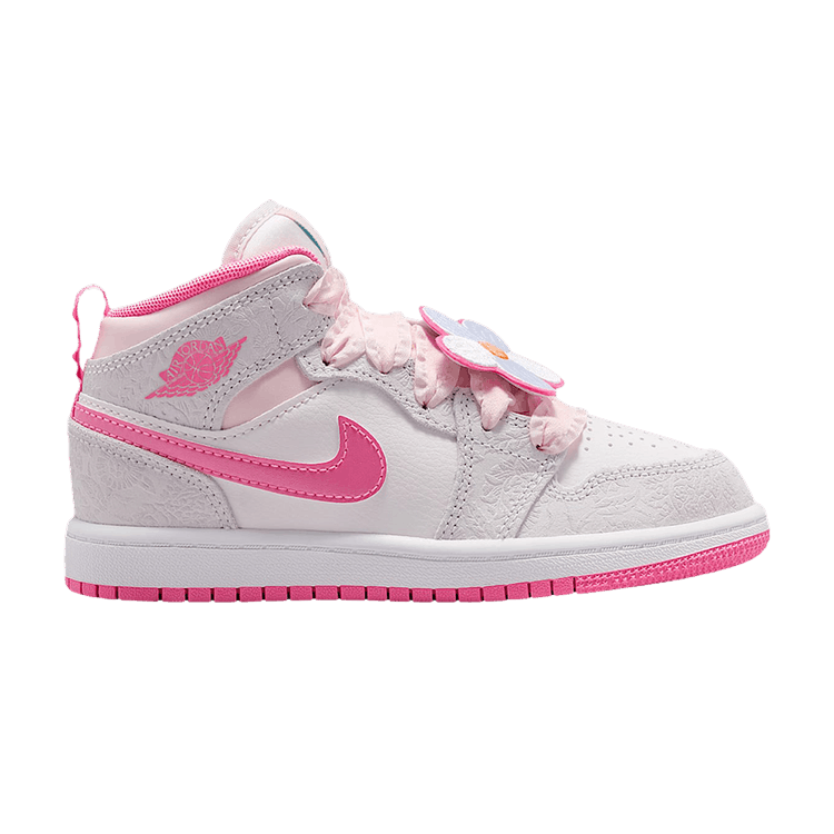 Air Jordan 1 Mid SE PS 'Vast Grey Pink Glow'