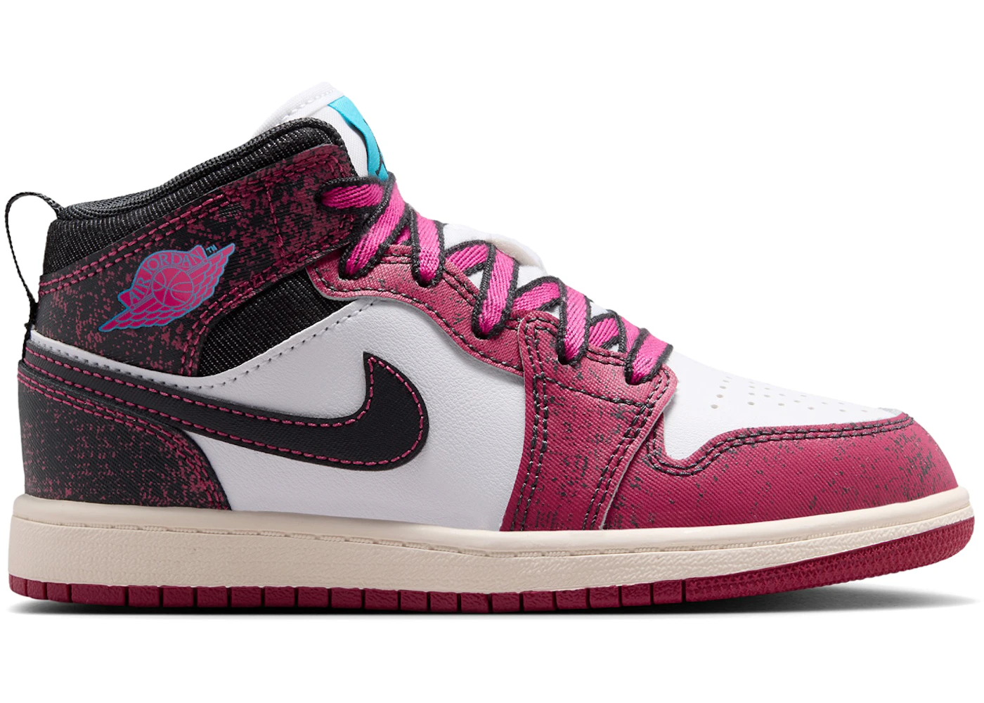 Jordan 1 Mid SE Sweet Beet Off Noir (PS)