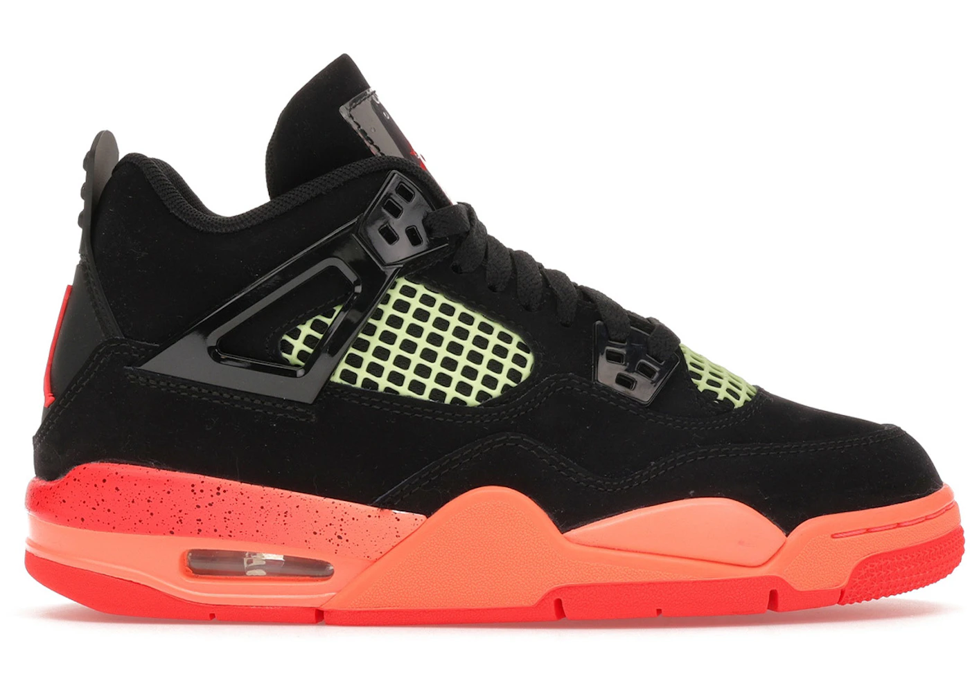 Jordan 4 Retro Black Infrared Barely Volt (GS)
