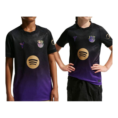 (GS) Nike Kobe x  F.C. Barcelona 2026/27 Stadium Away Dri-FIT Replica T-Shirt 'Field Purple Black Metallic Gold'
