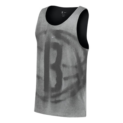 Nike Brooklyn Nets Standard Issue Jersey 'Flat Silver Black'
