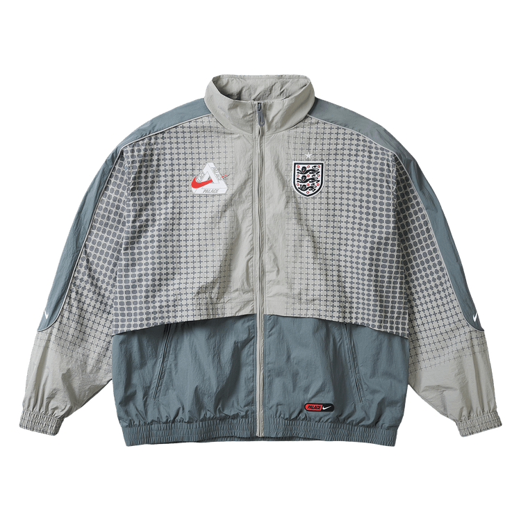 Palace x Nike England Solo Swoosh Track Jacket 'Pewter Grey/Cool Grey'