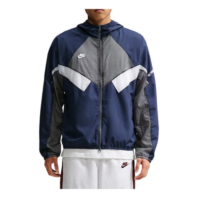 Nike Premier Repel Hooded Woven Track Jacket 'White Midnight Navy Iron Grey'