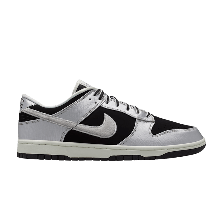 Nike Dunk Low Retro 'Metallic Silver Black Sail'
