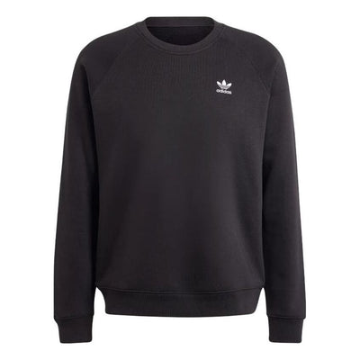 adidas originals Trefoil Essentials Crewneck 'Black'