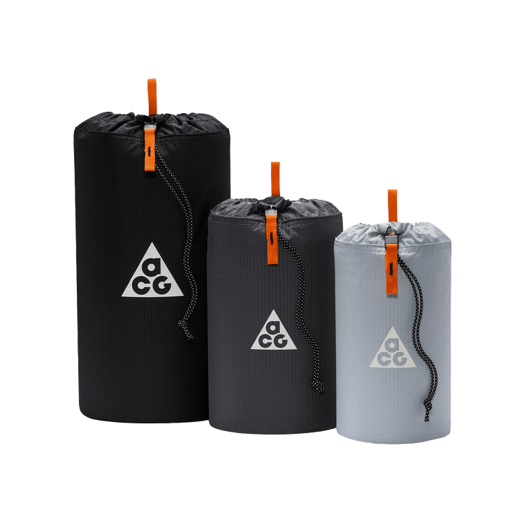 Nike Acg 8L Stuff Sack 3-Pack 'Black'