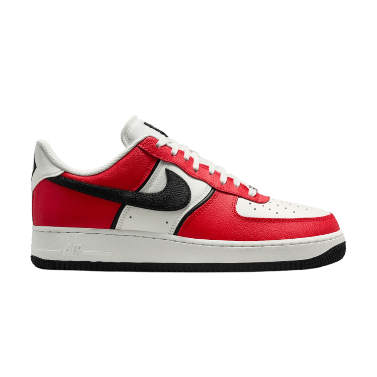 Nike Air Force 1 Low '07 LV8 'University Red Sail Black'