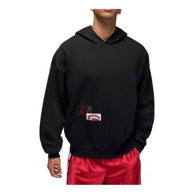 Air Jordan Brooklyn Oversized Pullover Hoodie 'Black'