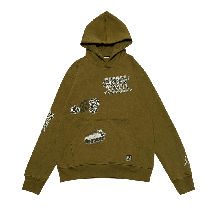 Air Jordan Brooklyn Fleece Pullover Hoodie 'Pacific Moss'