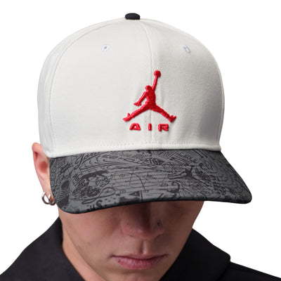Jordan Pro Unstructured Cap 'Sail Black University Red'