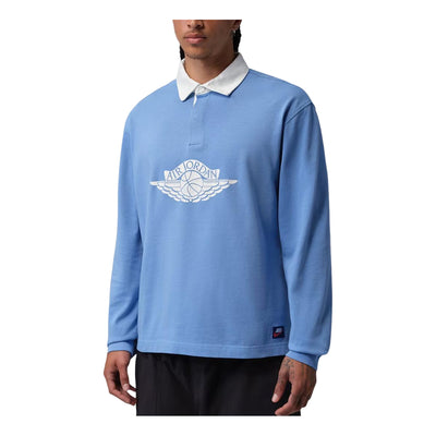 Jordan Flight Essentials Rugby T-Shirt 'Blue Beyond Sail'