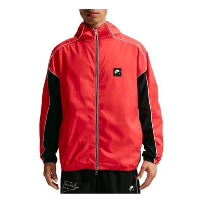 Nike Air Full-Zip Hybrid Utility Jacket 'Light Crimson Black'