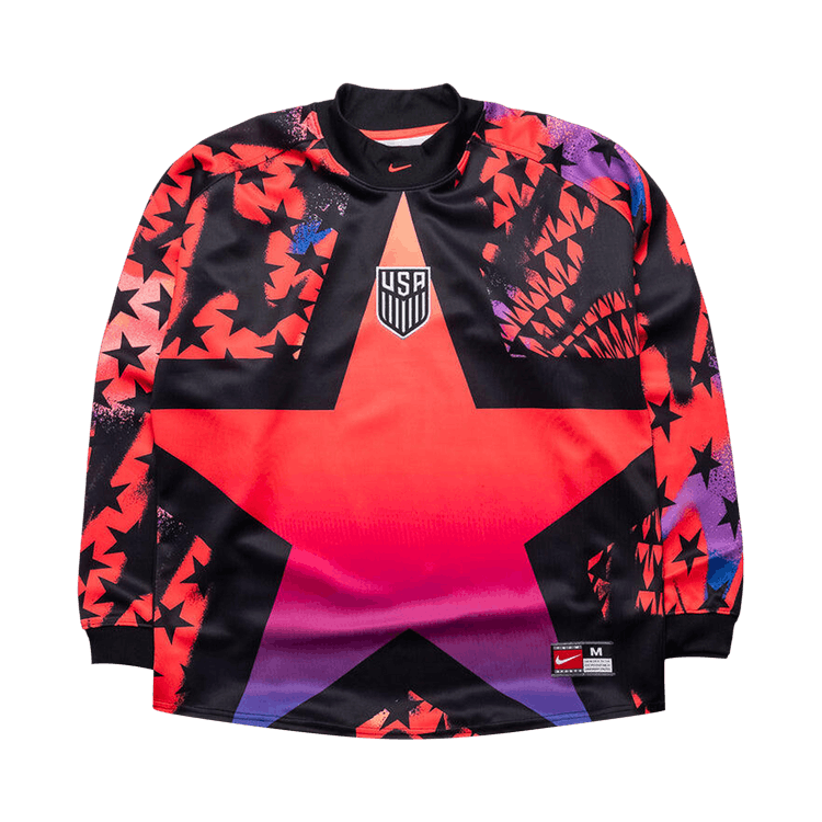 Nike USMNT Authentic Goalkeeper Soccer Shirt 'Black/Bright Crimson'