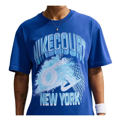 (WMNS) Nike Court Slam T-Shirt 'Old Royal'