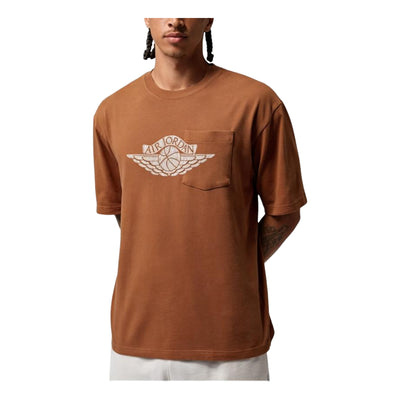 Jordan Flight Essentials Pocket T-Shirt 'Light British Tan Shadow Brown'