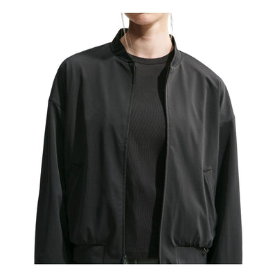 (WMNS) Nike 24.7 PerfectStretch Dri-FIT UV Protection Oversized Bomber Jacket 'Black Dark Smoke Grey'