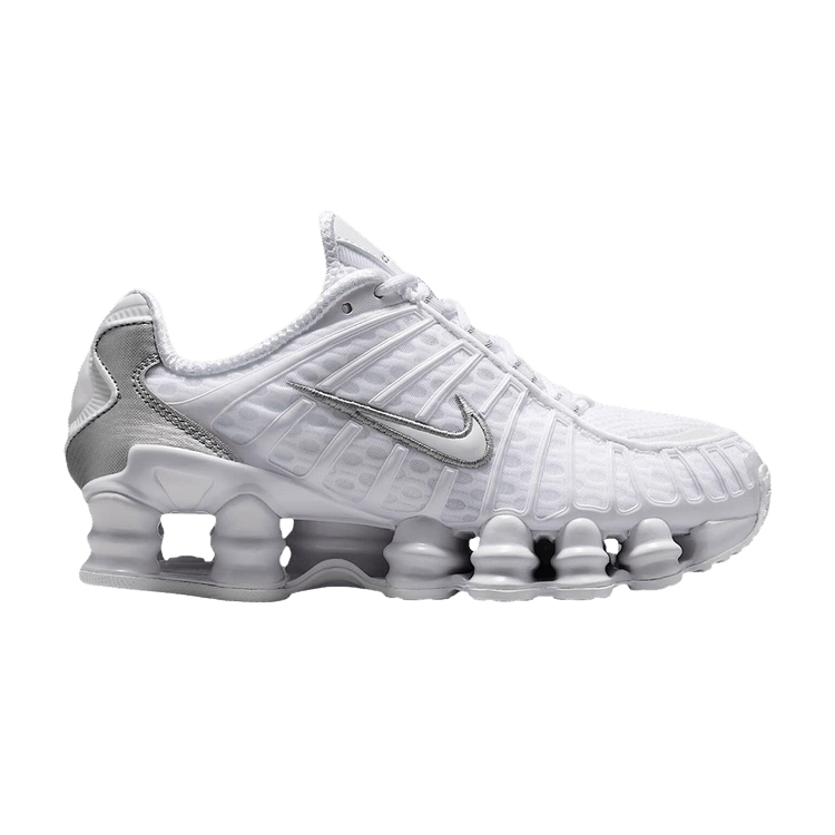 Nike Shox TL GS 'White Metallic Silver Max Orange'